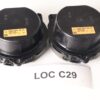 03-09 Mercedes W209 Clk550 Clk350 Door Audio Sound Speaker Set Of 2 Pc Harman