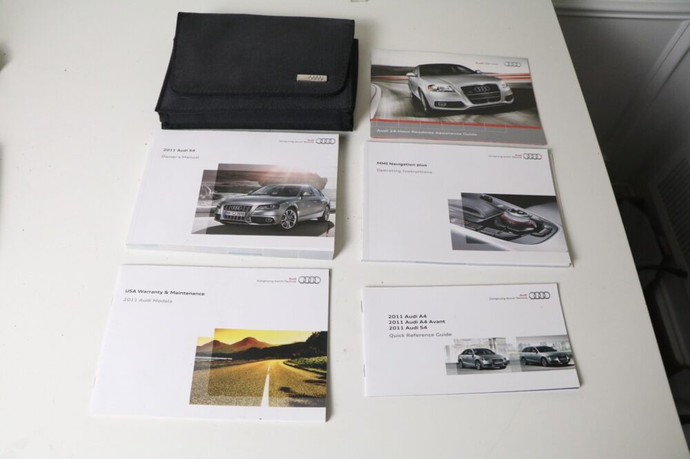 2011 Audi S4 Handbook Owners Manual Mmi Audio Qrg Wallet Pack OEM