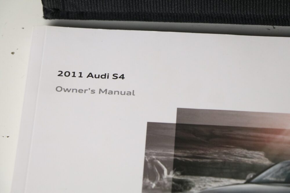 2011 Audi S4 Handbook Owners Manual Mmi Audio Qrg Wallet Pack OEM