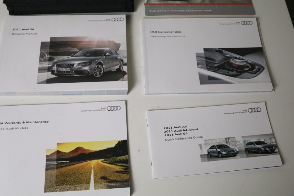 2011 Audi S4 Handbook Owners Manual Mmi Audio Qrg Wallet Pack OEM