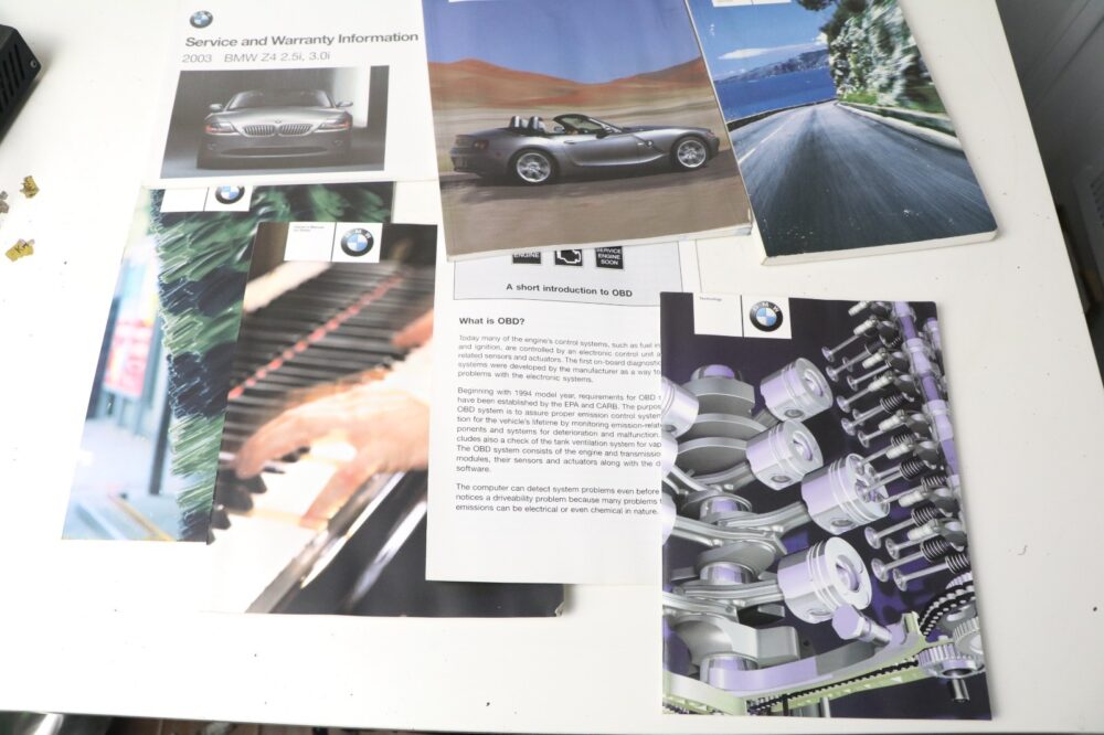 57-194.jpg 03 BMW E85 Z4 2.5l 3.0l Owners User Manual Guide Booklet Case Cover Set OEM