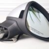 11 - 14 Porsche Cayenne Door Mirror Right Passenger Silver Blind Spot Power Fold