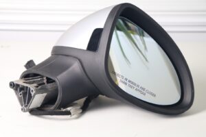 11 - 14 Porsche Cayenne Door Mirror Right Passenger Silver Blind Spot Power Fold