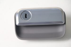 2011-2018 Porsche Cayenne - Glove Box Handle / Lock Cylinder Gray OEM