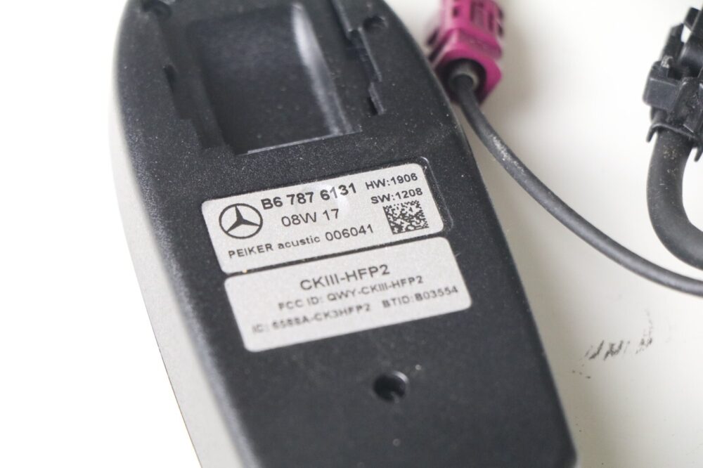 2008 Mercedes Clk350 Bluetooth Adapter With Socket OEM B67876131