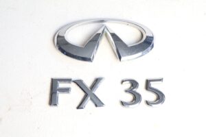 03 - 08 Infiniti Fx35 Trunk Emblem Badge Set OEM Factory Genuine