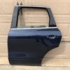 11-18 Porsche Cayenne Left Rear Door W/ Glass OEM Blue