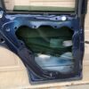 11-18 Porsche Cayenne Left Rear Door W/ Glass OEM Blue