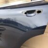 11-18 Porsche Cayenne Left Rear Door W/ Glass OEM Blue