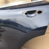 11-18 Porsche Cayenne Left Rear Door W/ Glass OEM Blue