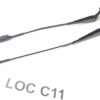 08-17 Audi B8 A4 S4 A5 S5 Windshield Wiper Arm Front Left Right Set Pair OEM