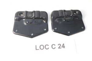 57-2869.jpg 03-09 Mercedes W209 Clk500 Clk350 Front Top Roof Lock Latch Cover Set Of 2 OEM