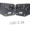 03-09 Mercedes W209 Clk500 Clk350 Front Top Roof Lock Latch Cover Set Of 2 OEM