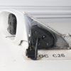 57-2976.jpg 04-09 Mercedes W209 Driver Left Side View Door Power Mirror Housing White C960