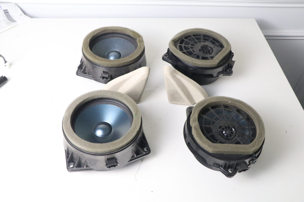 05-09 Mercedes W209 Clk350 Rh Lh Door Logic7 Audio Sound Speaker Set Of 6 Pcs Hk