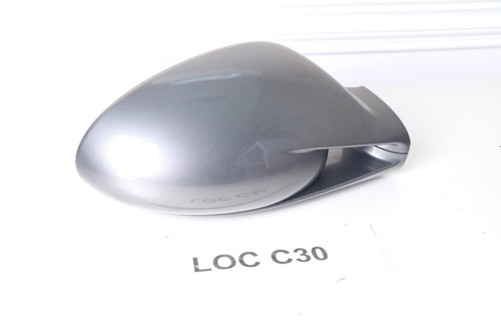 05-12 Porsche 987 Boxster Cayman Right Mirror Housing Cover Gray OEM