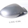 05-12 Porsche 987 Boxster Cayman Right Mirror Housing Cover Gray OEM