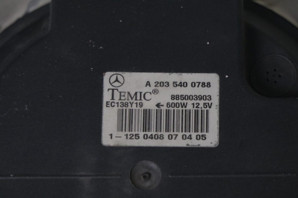 05-09 Mercedes W203 C230 Clk350 C350 Engine Radiator Cooling Fan Motor OEM