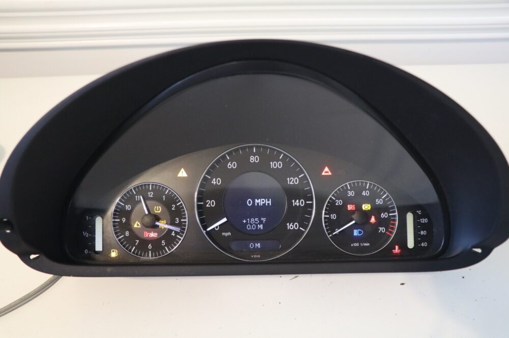 57-747.jpg 08 Mercedes W209 Clk350 Clk550 Instrument Cluster Speedometer OEM 0-miles #3