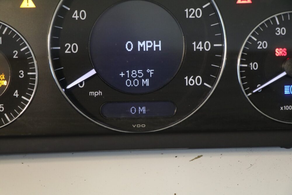 57-748.jpg 08 Mercedes W209 Clk350 Clk550 Instrument Cluster Speedometer OEM 0-miles #3