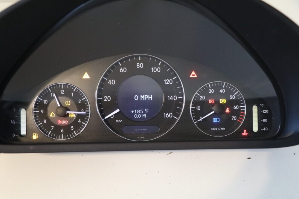 57-749.jpg 08 Mercedes W209 Clk350 Clk550 Instrument Cluster Speedometer OEM 0-miles #3