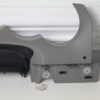 11-18 Porsche Cayenne 958 Turbo Lower Instrumental Cluster Cover Trim Gray OEM