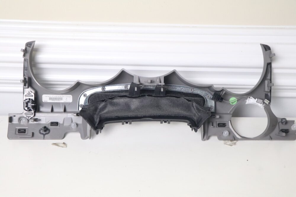11-18 Porsche Cayenne 958 Turbo Lower Instrumental Cluster Cover Trim Gray OEM
