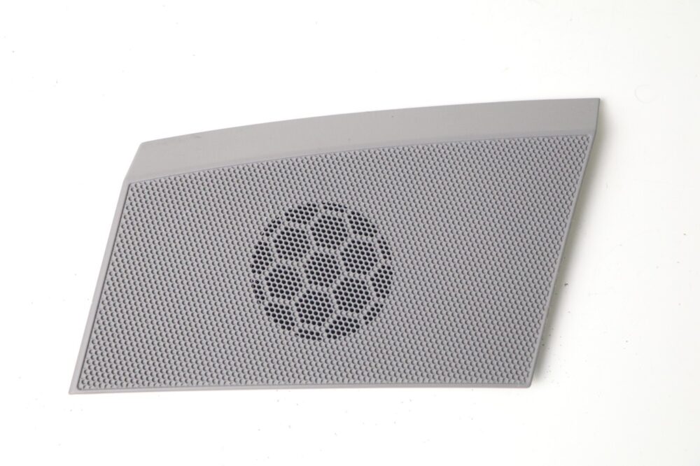 57-881.jpg 11-18 Porsche Cayenne Dash Dashboard Left Side Lh Speaker Grille Cover Gray OEM