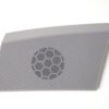 57-881.jpg 11-18 Porsche Cayenne Dash Dashboard Left Side Lh Speaker Grille Cover Gray OEM
