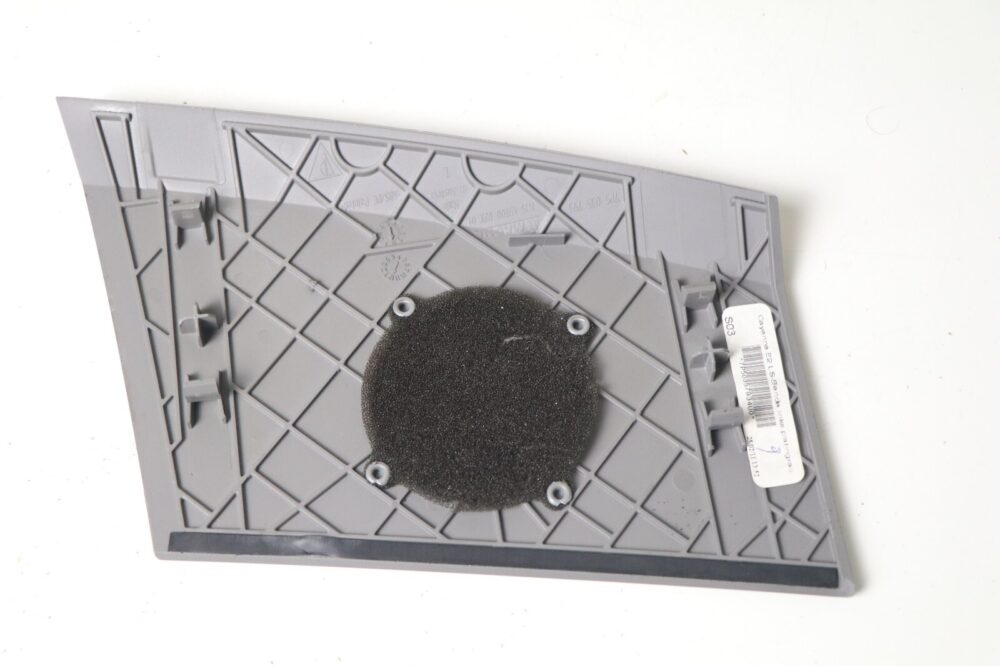 57-882.jpg 11-18 Porsche Cayenne Dash Dashboard Left Side Lh Speaker Grille Cover Gray OEM