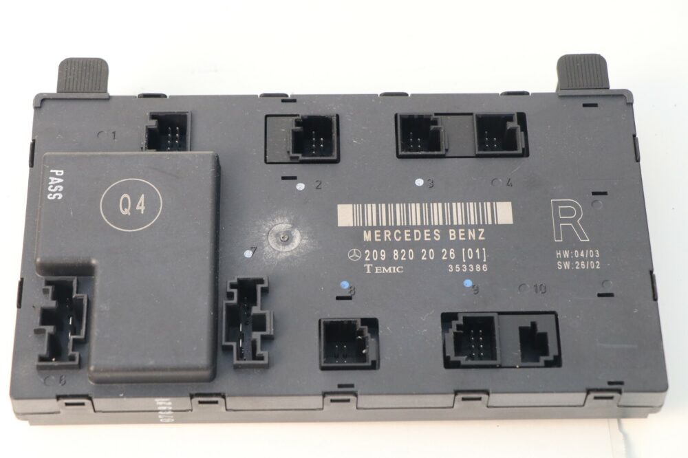 03-09 Mercedes W209 Clk350 Front Passenger Right Door Panel Control Module Rh #9