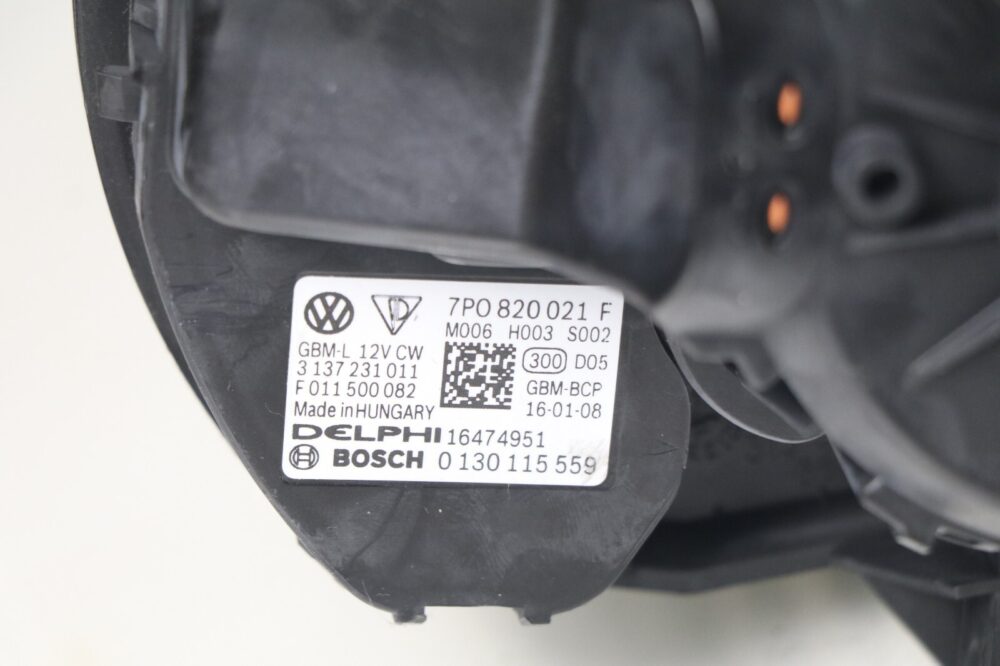 57-974.jpg 11-18 Porsche Cayenne S 958 AC A/C Heater Blower Motor Fan Resistor OEM