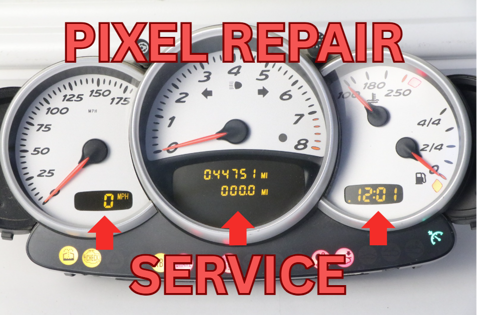 Boxster 986.2 pixel repair service