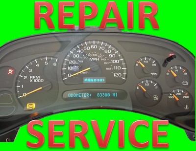Rebuild Service For 01-05 Pontiac Aztek Instrument Panel Cluster Speedometer