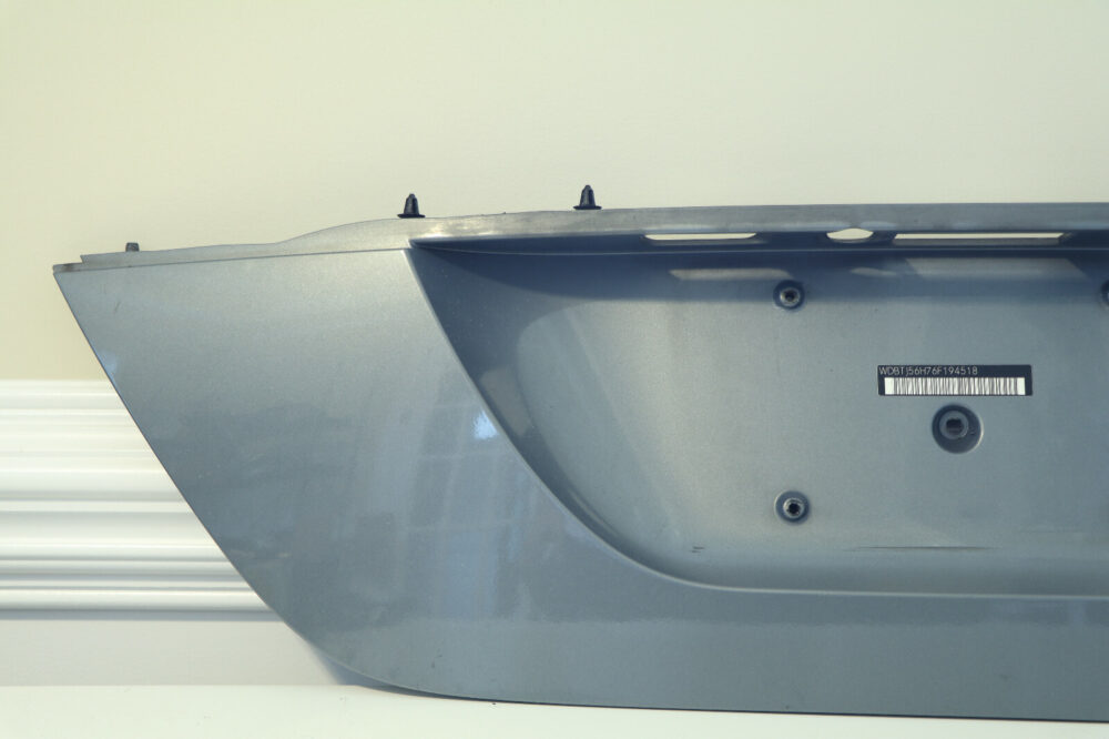 03-09 Mercedes W209 Clk500 Trunk Lid License Plate Holder C747 Granite Gray