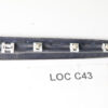 03-09 Mercedes W209 Clk-class Rear Right Quarter Exterior Trim Molding Blue OEM