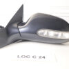 04-09 Mercedes W209 Driver Left Side View Door Power Mirror Housing Gray C755