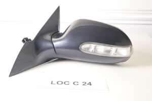 04-09 Mercedes W209 Driver Left Side View Door Power Mirror Housing Gray C755
