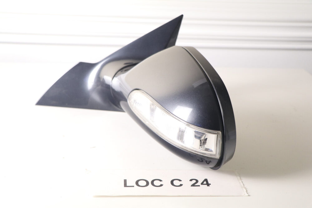 04-09 Mercedes W209 Driver Left Side View Door Power Mirror Housing Gray C755