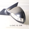04-09 Mercedes W209 Driver Left Side View Door Power Mirror Housing Gray C755