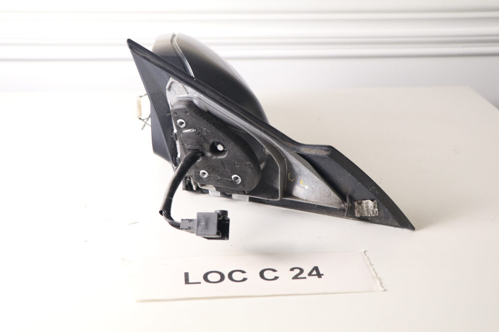 04-09 Mercedes W209 Driver Left Side View Door Power Mirror Housing Gray C755