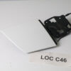 03-09 Mercedes W209 Convertible Roof Top Flap Cover W Cable Right Rh OEM White