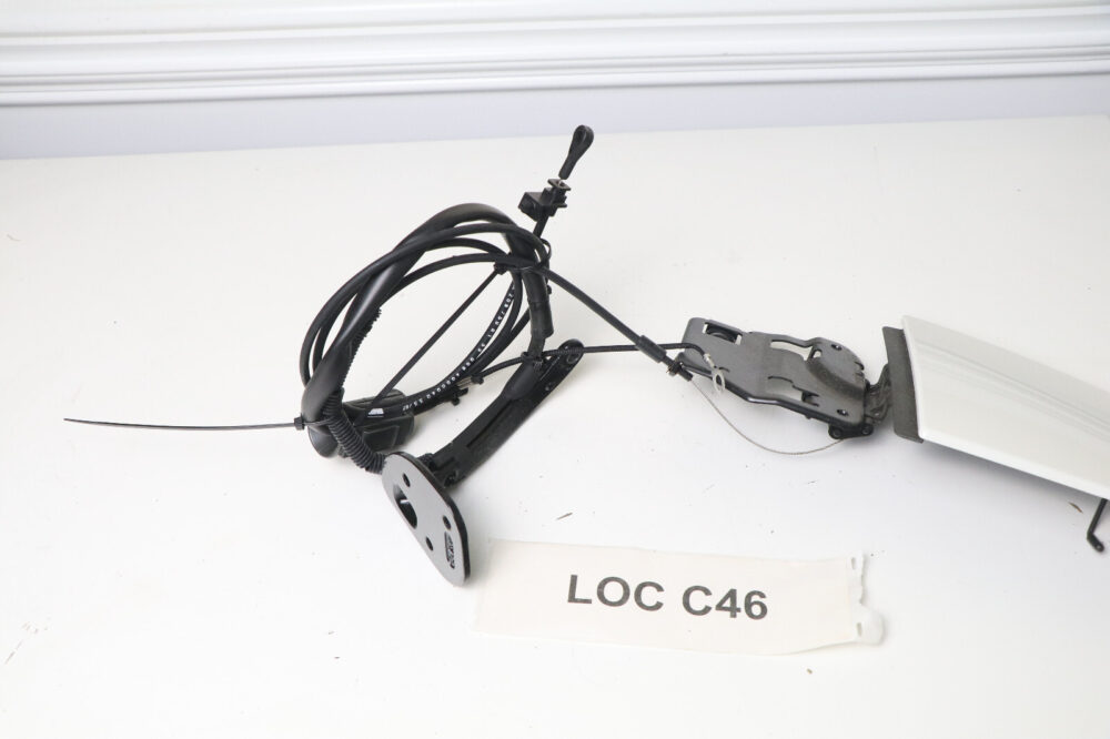 03-09 Mercedes W209 Convertible Roof Top Flap Cover W Cable Right Rh OEM White