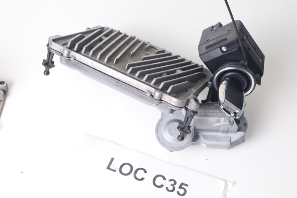 57-238.jpg Mercedes W209 Clk350 ECU ECM Engine Computer Eis Ignition Lock Switch Key Set #8