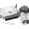 57-284.jpg Mercedes W209 Clk350 ECU ECM Engine Computer Eis Ignition Lock Switch Key Set #5