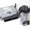 57-285.jpg Mercedes W209 Clk350 ECU ECM Engine Computer Eis Ignition Lock Switch Key Set #5