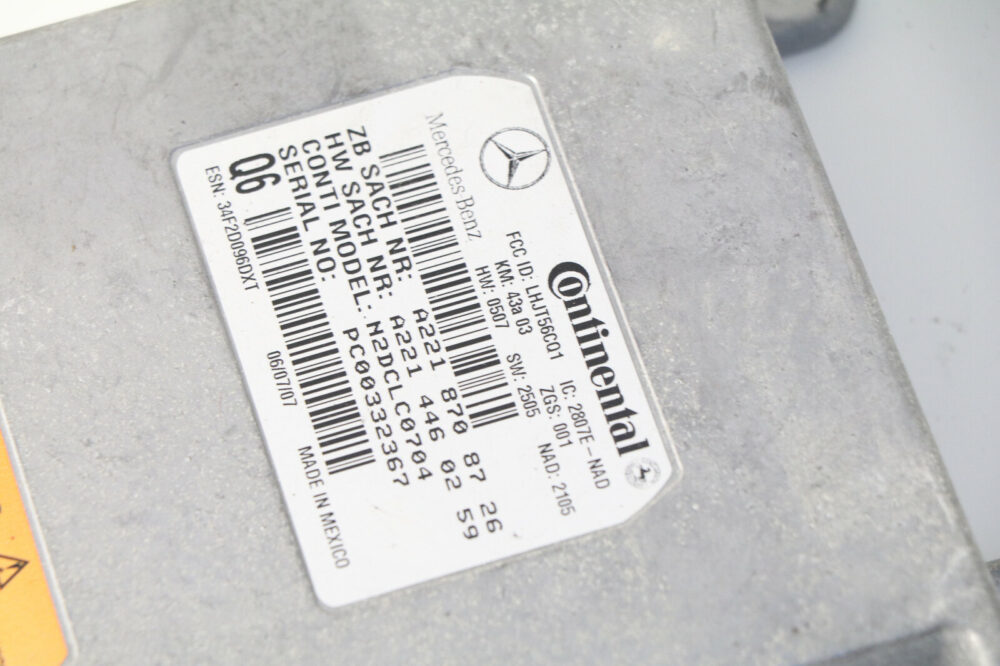 2008 Mercedes Clk350 Clk550 W209 Voice Communication Control Module OEM #2