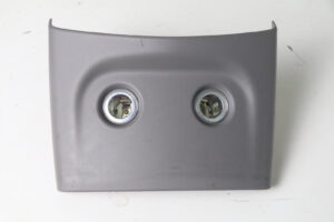 11-18 Porsche Cayenne 958 S Rear Center Console Trim Panel OEM Dual 12v Outlet
