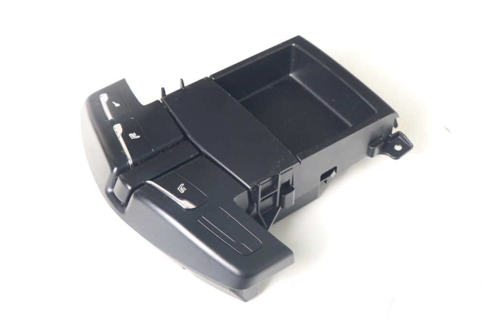 2011-2014 Porsche Cayenne S Rear Heated Seat Door Lock Switch Panel With Cubby