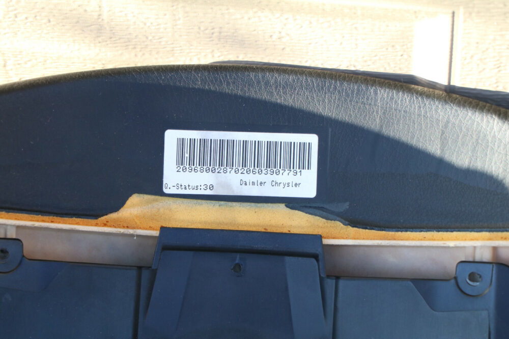 05-09 Mercedes W209 Clk350 Clk500 Dashboard Panel Assembly Dash Black OEM